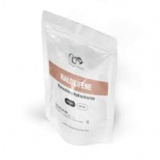 Structure chimique du raloxifène